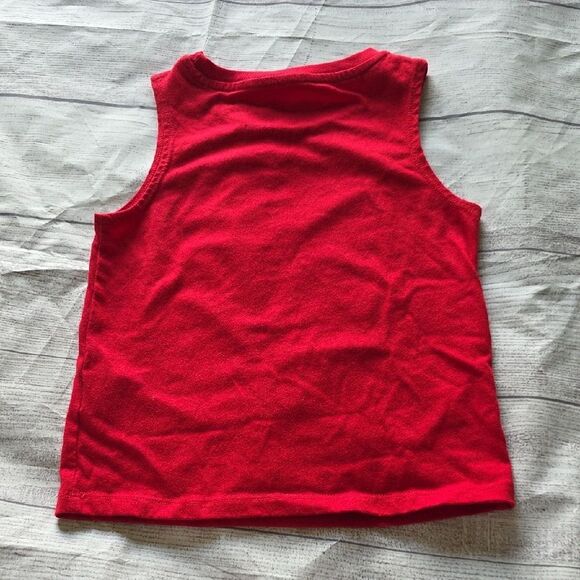 Sparkle Red Unicorn Tank Top for Kids - Picture 4 of 4